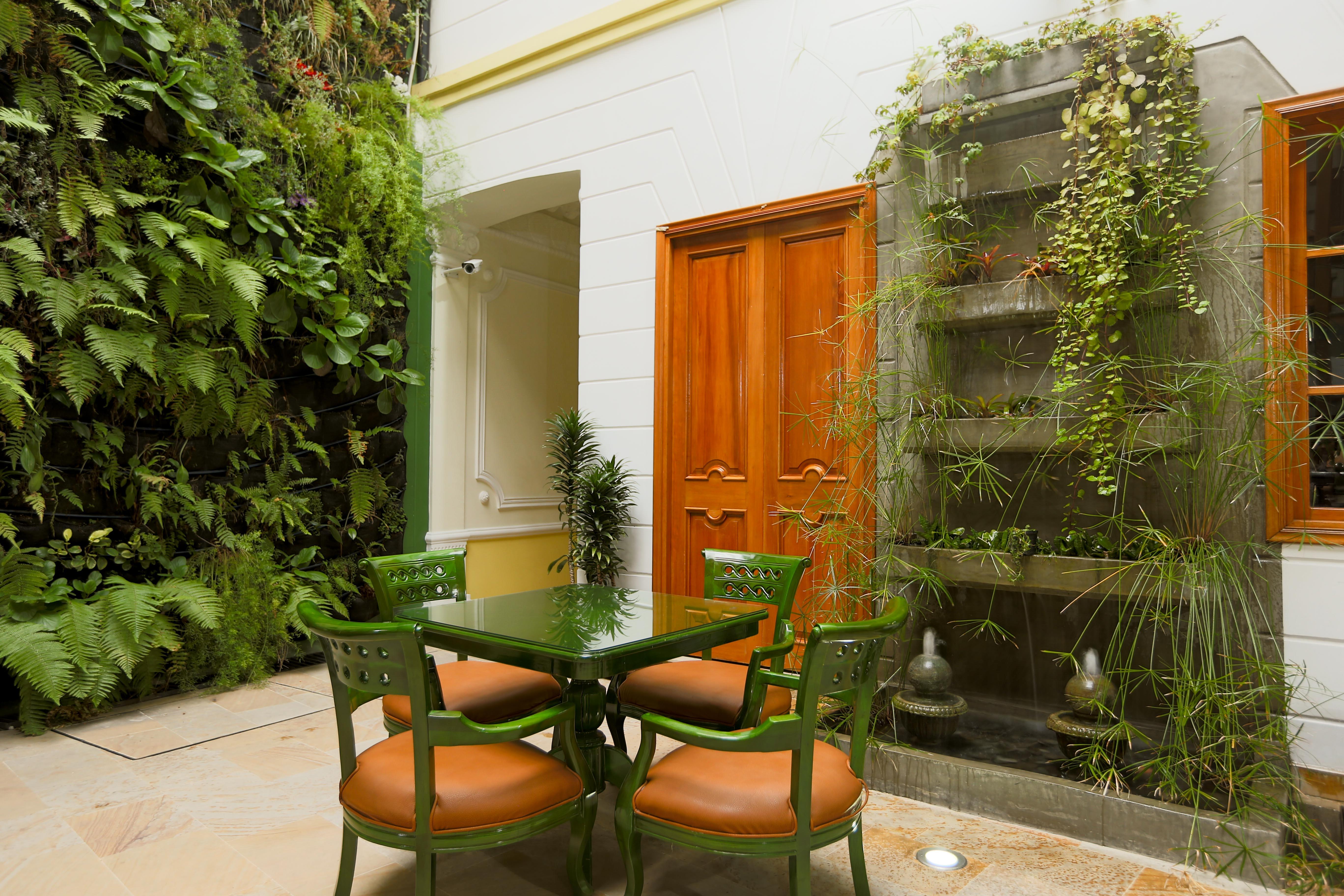 Hotel Santa Lucia Boutique Spa Bogotá Exteriér fotografie Living wall in a home