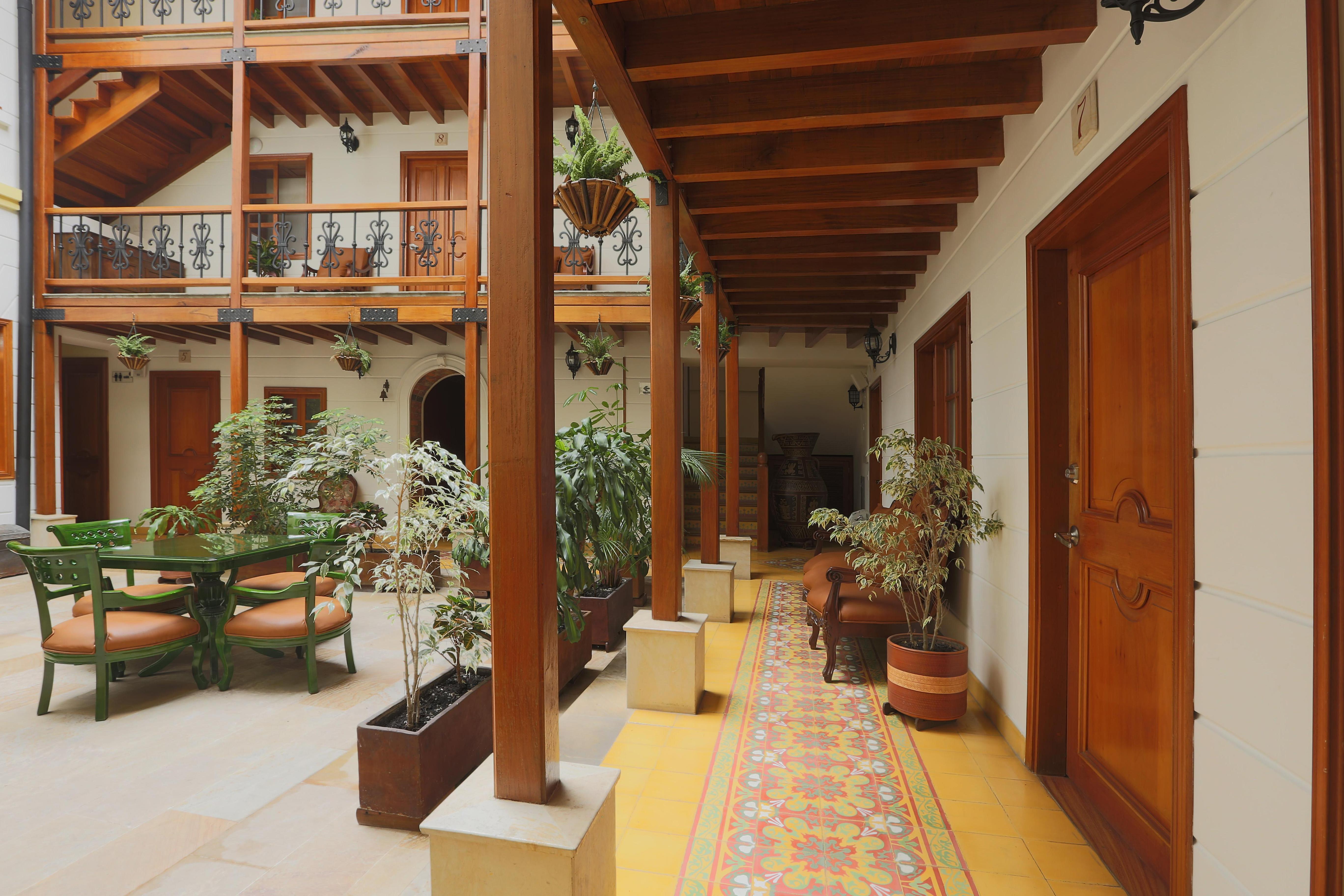 Hotel Santa Lucia Boutique Spa Bogotá Exteriér fotografie Interior of the hotel