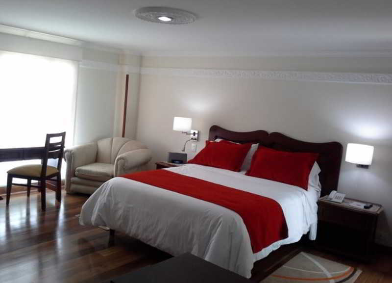 Hotel Santa Lucia Boutique Spa Bogotá Exteriér fotografie A bedroom in a hotel